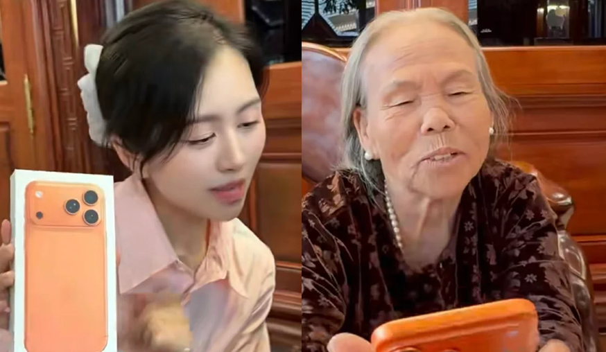 Con dâu bà chủ Thẩm mỹ viện Mailisa gây sốt khi tặng bà ngoại chiếc điện thoại giá 8 chữ số: Đúng là phúc phần của nhà Mailisa – con dâu hiếu thảo thế này, bà chủ vào tù cũng yên tâm giao lại mọi việc
