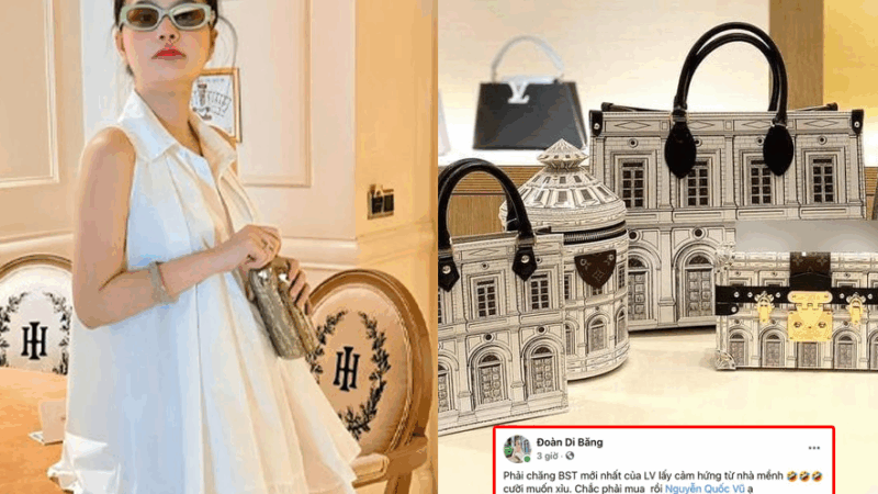Cười té ghế: Đoàn Di Băng ảo tưởng rằng biệt thự 400 tỷ của mình là cảm hứng cho một BST mới của LV