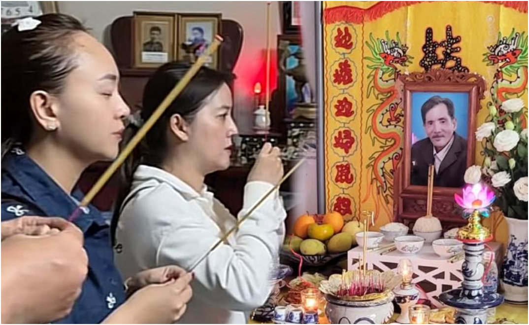 Cuối cùng Hồng Loan cũng đến thắp hương cho NS Thương Tín: Bị nói quá nhiều nên mới chịu xuất hiện