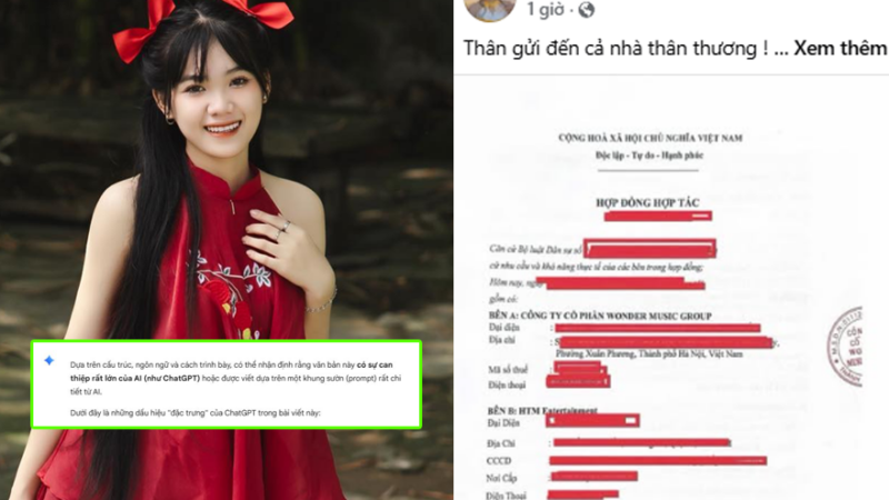 Dương Ái Vy đăng bài xin lỗi khán giả sau lùm xùm với Lâm Nam Phương: Chưa kịp hạ nhiệt đã bị soi nghi nhờ AI viết hộ, pha này coi bộ toang