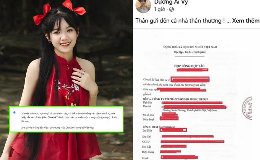 Dương Ái Vy đăng bài xin lỗi khán giả sau lùm xùm với Lâm Nam Phương: Chưa kịp hạ nhiệt đã bị soi nghi nhờ AI viết hộ, pha này coi bộ toang