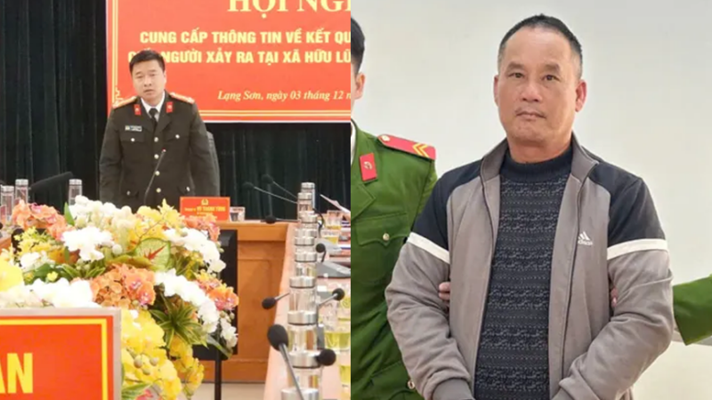 Giám đốc Công an tỉnh Lạng Sơn thông tin: ‘Sau khi gây án, bị can Đoàn Văn Sáng có nhiều hành vi tẩy, xóa dấu vết, phi tang thi thể nhằm che giấu hành vi phạm tội và đối phó cơ quan chức năng’