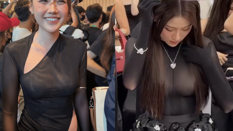 Em gái Trấn Thành bị chỉ trích vì ăn mặc phản cảm trong sự kiện lớn: Hóa ra đây không phải lần đầu, lần trước đã hở trên rồi