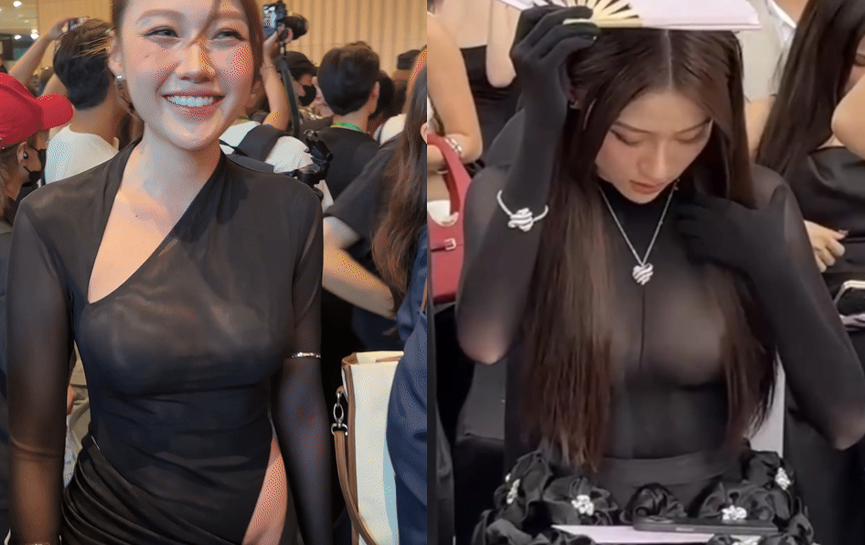 Em gái Trấn Thành bị chỉ trích vì ăn mặc phản cảm trong sự kiện lớn: Hóa ra đây không phải lần đầu, lần trước đã hở trên rồi
