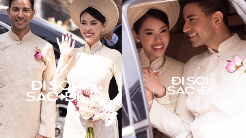 Cô dâu Tiên Nguyễn đẹp chói lòa bên chồng Dubai: Hai món trang sức trên cổ trị giá cả gia tài khiến dân tình choáng váng