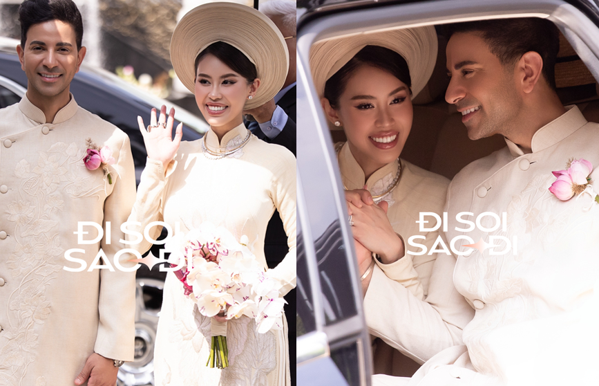 Cô dâu Tiên Nguyễn đẹp chói lòa bên chồng Dubai: Hai món trang sức trên cổ trị giá cả gia tài khiến dân tình choáng váng