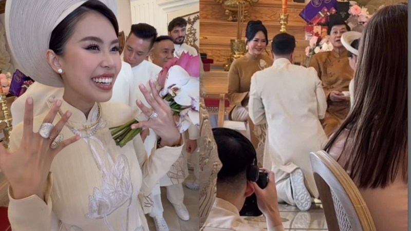 Tận mắt chứng kiến của hồi môn tỷ phú Johnathan Hạnh Nguyễn trao cho ái nữ Tiên Nguyễn: Quy mô xa xỉ đến mức ai nghe cũng choáng váng