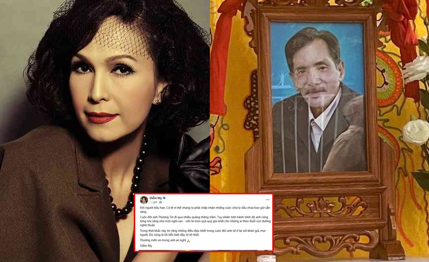 Nữ hoàng ảnh lịch – diễn viên Diễm My xúc động gửi lời tiễn biệt Thương Tín: Tình cũ nghẹn ngào thương tiếc trước sự ra đi của nam nghệ sĩ!