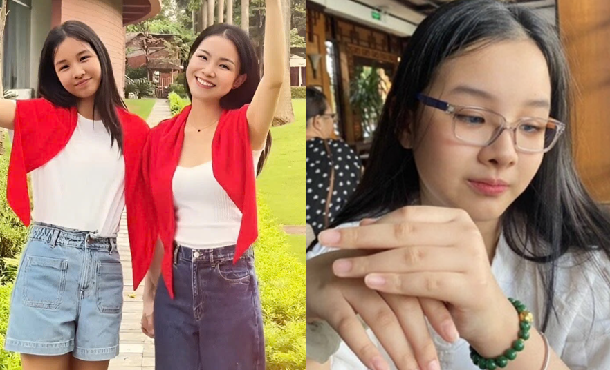 Con gái HH Thùy Lâm gây sốt ở tuổi 12: Cao 1m72, diện mạo đẹp giống mẹ như đúc, nhìn là thấy tương lai hoa hậu