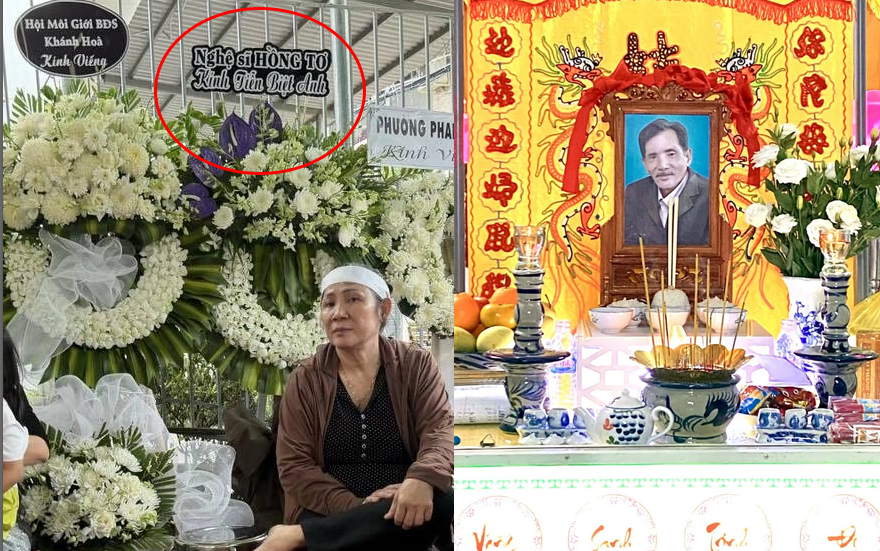 Nghĩa tình showbiz ở đâu? Đám tang Thương Tín chỉ vỏn vẹn vòng hoa của nghệ sĩ Hồng Tơ, khiến nhiều người thốt lên: “Đời đúng là bạc như vôi…”