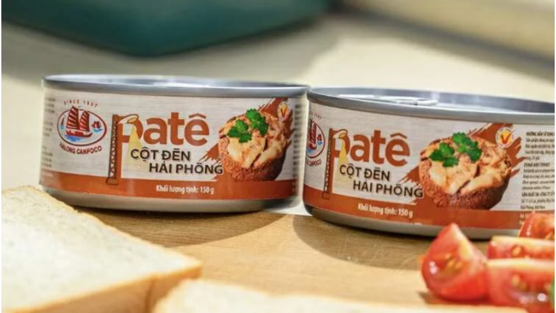 Gần hai tấn pate của Công ty Đồ hộp Hạ Long bị tiêu hủy vì liên quan thịt lợn bệnh