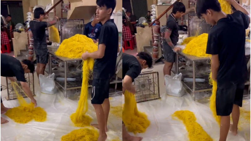 Thôi xong: B:ắt gi:am chủ cơ sở Châu Phát sản xuất 800 tấn mì trộn h:óa ch:ất ở TPHCM, sợ quá đi