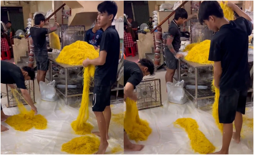 Thôi xong: B:ắt gi:am chủ cơ sở Châu Phát sản xuất 800 tấn mì trộn h:óa ch:ất ở TPHCM, sợ quá đi