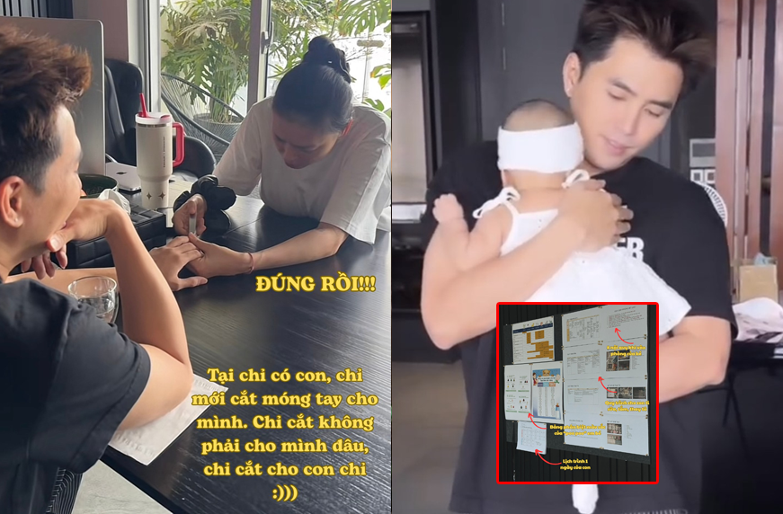 Muốn bồng con của Ngô Thanh Vân không hề dễ: Người thân mà móng tay chưa cắt sát thì cũng đừng mong chạm tới ái nữ, nhìn bảng quy trình chăm con là hiểu kỹ cỡ nào