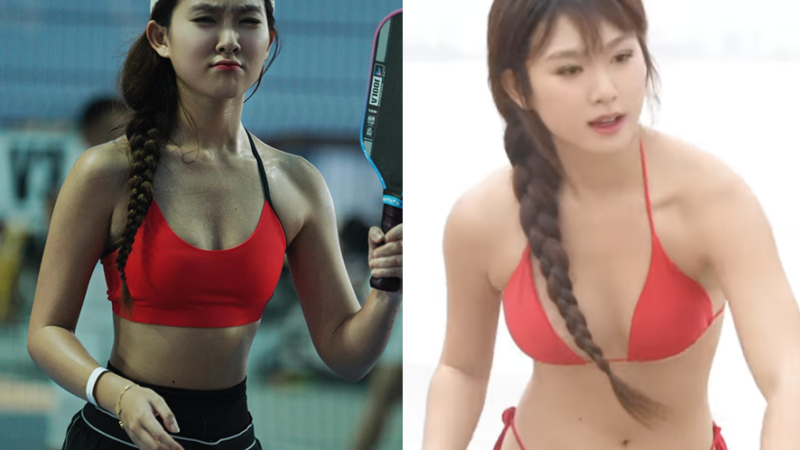 Em Kim lại gây bão tranh cãi: Mặc bikini mỏng dính ra sân pickleball, chạy hăng tới mức nhiều người “đỏ mặt”