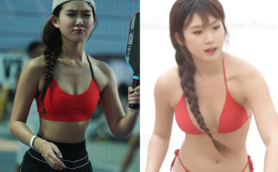 Em Kim lại gây bão tranh cãi: Mặc bikini mỏng dính ra sân pickleball, chạy hăng tới mức nhiều người “đỏ mặt”
