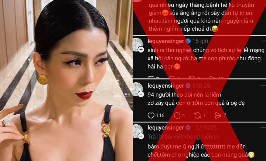 Luật sư lên tiếng về loạt phát ngôn gây sốc của Lệ Quyên trên MXH: Không còn là tranh cãi, có dấu hiệu vi phạm pháp luật