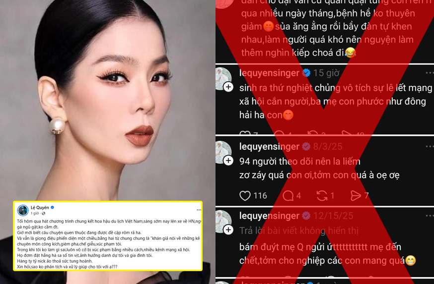 Lệ Quyên chính thức phản hồi sau ồn ào văng tục với fan: Không xin lỗi, thái độ bị cho là vẫn ngông nghênh