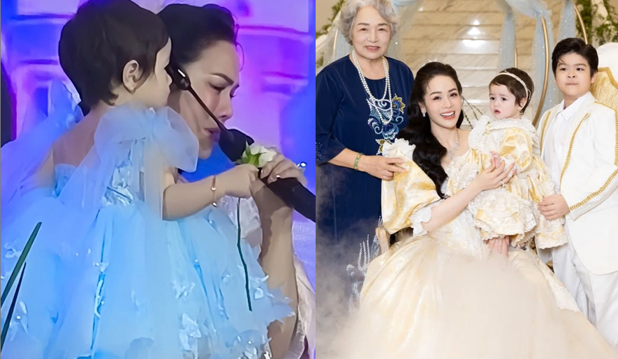 Nhật Kim Anh bật khóc trên sân khấu, thừa nhận con gái không có cha, nghẹn ngào khi nghe con trai lớn nói một câu khiến ai cũng rơi nước mắt: “Sau này lớn con sẽ thay ba chăm sóc em…”