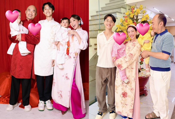 Thu Trang – Tiến Luật công khai diện mạo hai bé sinh đôi khiến fan ngỡ ngàng: Công nhận anh chị giấu kỹ thật