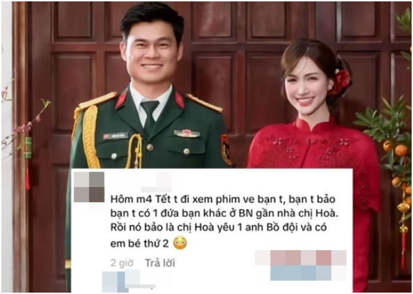 Xôn xao tin đồn Hòa Minzy đã có con với bạn trai quân nhân: Chuyện gì thế này, còn chưa cưới nữa mà