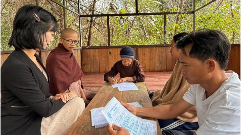 Gia đình Tym đang làm một hành động này để gửi đến Cơ quan điều tra: “Chuyến này thầy Thích Nhuận Đạt lên đường rồi”