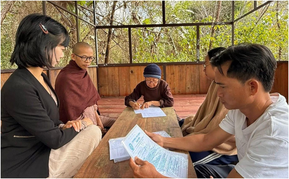 Gia đình Tym đang làm một hành động này để gửi đến Cơ quan điều tra: “Chuyến này thầy Thích Nhuận Đạt lên đường rồi”