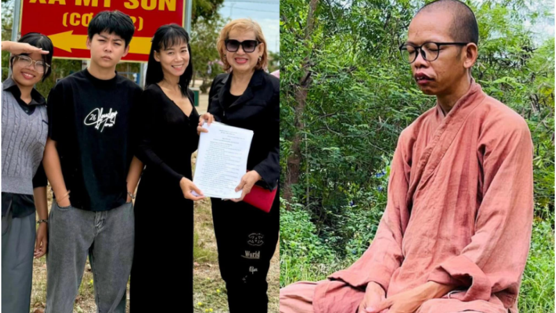 Cô gái Tym đã có mặt tại trụ sở CA để t:ố ông Thích Nhuận Đạt: Thôi xong thật rồi, chuyến này sư thầy lành ít dữ nhiều