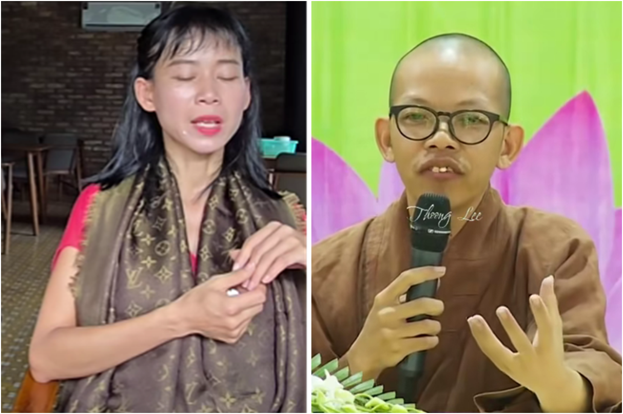 Thầy Thích Nhuận Đạt nói rằng mình rất đau khổ khi Tym và mình kế:t nố:i c:ơ th:ể với nhau: “Tôi không muốn làm nhưng cô ta cứ é:p”