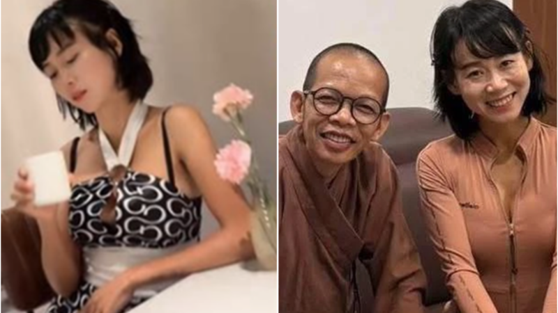 Tym từng có ý định làm vợ thầy Nhuận Đạt để thuận tiện cho việc kinh doanh trường thiền: Còn muốn đ:ẻ thêm nhiều đứa c:on với thầy”