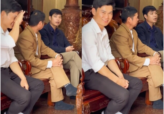 Rõ thái độ của Đại úy Văn Cương khi đi qua nhà hỏi cưới Hòa Minzy: Không ngờ luôn đấy, bình thường anh mạnh mẽ lắm mà