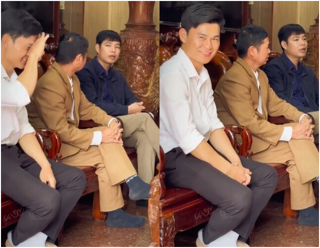 Rõ thái độ của Đại úy Văn Cương khi đi qua nhà hỏi cưới Hòa Minzy: Không ngờ luôn đấy, bình thường anh mạnh mẽ lắm mà