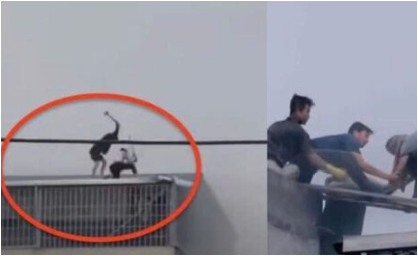 Dân mạng đang rần rần tìm thông tin 2 người hùng đ:ậ:p mái nhà cứu người kẹt trong đám cháy: Các anh quá tuyệt vời luôn