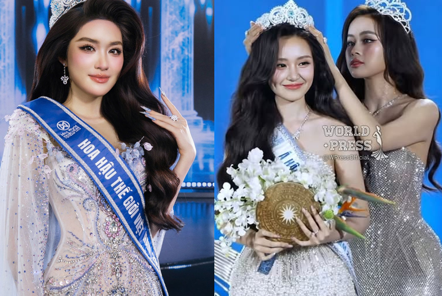 Phần thi ứng xử của tân HH Phương Oanh – á hậu 1 Khánh Như gây tranh cãi: Quá thiên vị, Khánh Như bị xử ép