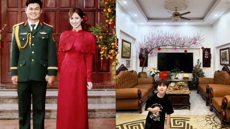 Không gian tổ ấm hơn 1.000 m² của Hòa Minzy và Đại úy Văn Cương khiến nhiều người trầm trồ: Nhìn độ xa hoa lộng lẫy mà ai cũng xuýt xoa