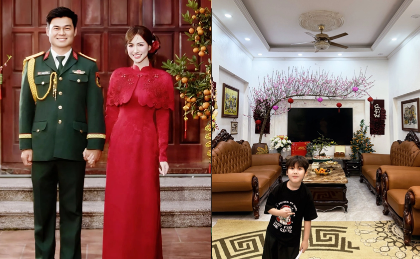 Không gian tổ ấm hơn 1.000 m² của Hòa Minzy và Đại úy Văn Cương khiến nhiều người trầm trồ: Nhìn độ xa hoa lộng lẫy mà ai cũng xuýt xoa