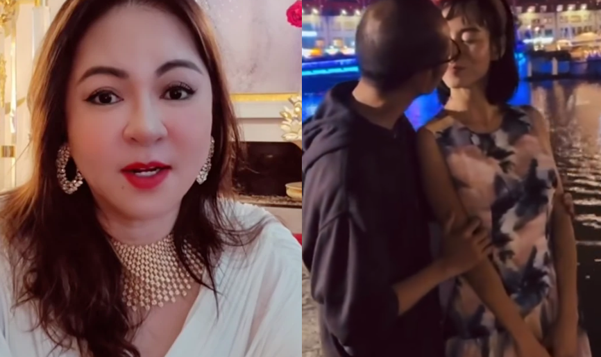 Bà Hằng chất vấn Tym: “Sao trước đây chị không thấy hàm răng của Khầy? Hôn hít, gần gũi nhau mà không thấy gớm? Lúc đầu không gớm, sao giờ mới bắt đầu thấy?”