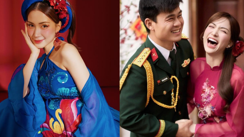 Rộ clip Hòa Minzy che bụng bầu bé thứ 2, sau 1 năm nên duyên với chồng Đại úy ở Sao Nhập Ngũ: Thế này mà bảo không có thêm con ai tin?