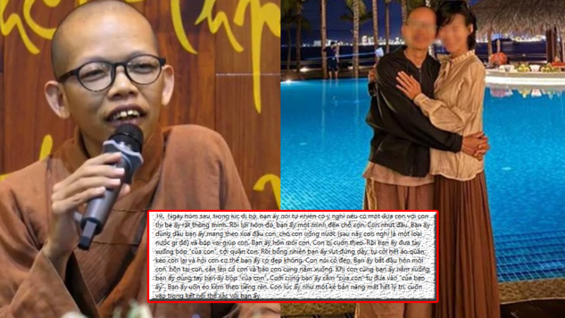 Cuốn hơn cả phim: Khầy Thích Nhuận Đạt review cảnh chị Tym dụ mình trong đêm: “…Khi con cùng bạn ấy nằm xuống, bạn ấy dùng tay bạn ấy bóp ‘của con’. Cuối cùng bạn ấy cầm ‘của con’ tự đưa vào ‘của bạn ấy’. Bạn ấy uố:n éo kèm theo tiếng rê:n”