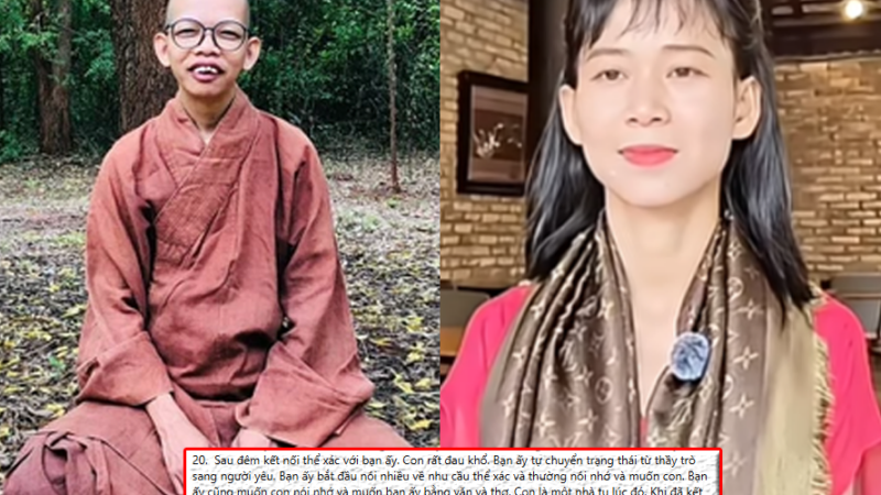 Khầy Thích Nhuận Đạt tố bị Tym lừa cho uống nước chứa chất lạ, dẫn đến mất kiểm soát buộc phải ‘kết nối sâu bên trong’ với Tym: ‘Sau đêm ấy tôi cảm thấy tội lỗi vô cùng luôn’