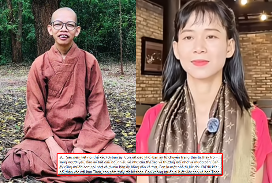 Khầy Thích Nhuận Đạt tố bị Tym lừa cho uống nước chứa chất lạ, dẫn đến mất kiểm soát buộc phải ‘kết nối sâu bên trong’ với Tym: ‘Sau đêm ấy tôi cảm thấy tội lỗi vô cùng luôn’