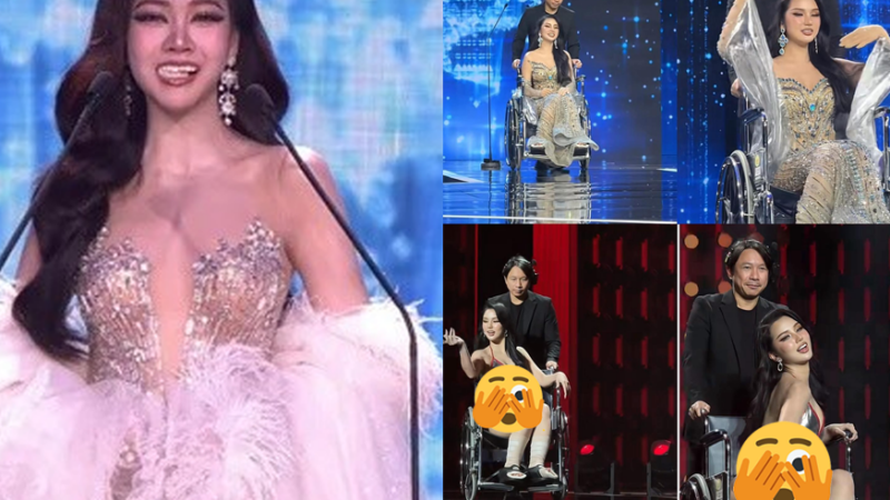 Miss Grand 2026 “tấu hài” cực mạnh: Người rớt răng giả, người ngồi xe lăn vẫn bung skill catwalk cực cháy!