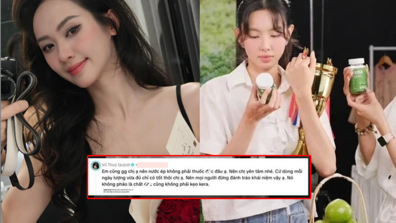 Vũ Thúy Quỳnh lỡ lời khi nhắc đến kẹo Kera: Vội livestream giải thích nhưng càng nói càng gây tranh cãi