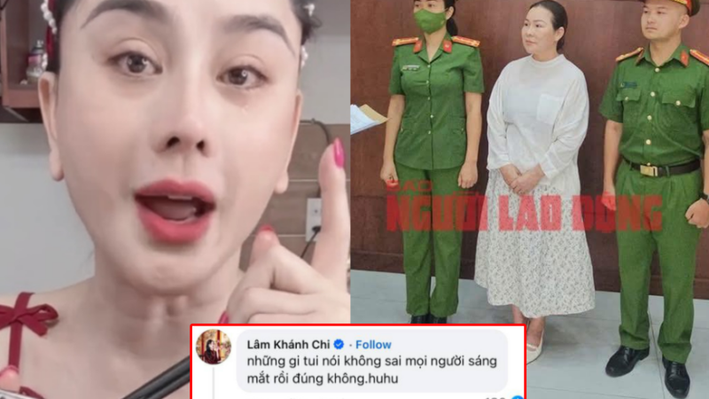 Vợ Quý Bình vừa bị bắt, Lâm Khánh Chi lập tức đăng đàn: ‘Nói một câu cực sốc’