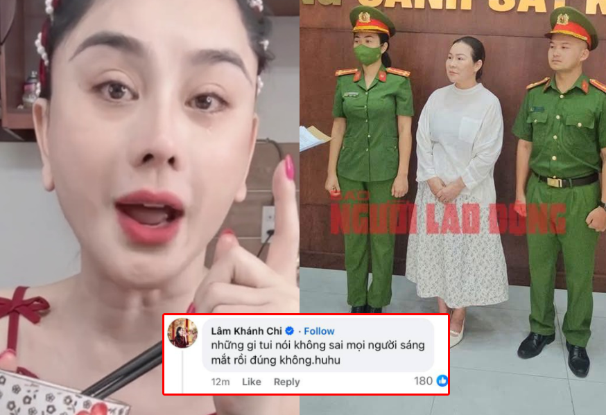 Vợ Quý Bình vừa bị bắt, Lâm Khánh Chi lập tức đăng đàn: ‘Nói một câu cực sốc’