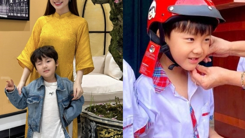 Đang học trường quốc tế, bé Bo nhà Hòa Minzy bất ngờ xuống trường làng, đi chân đất khiến ai nhìn cũng xót xa…