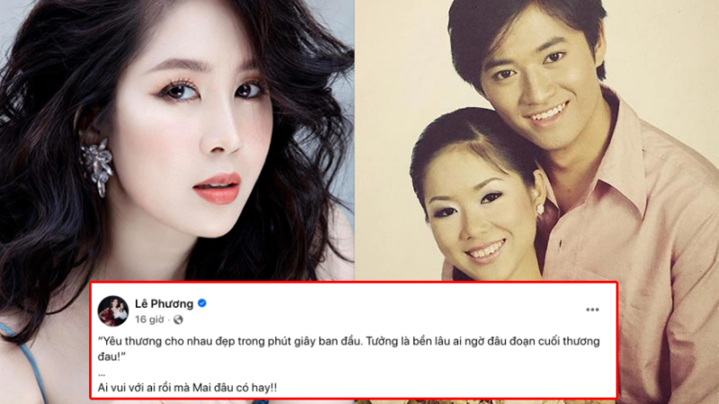 Giữa ồn ào vợ Quý Bình bị bắt, Lê Phương đăng 4 câu về tình yêu khiến cõi mạng  “nổi sóng”: Nghe nhẹ mà ẩn ý thâm sâu!