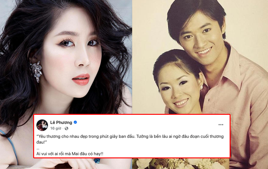 Giữa ồn ào vợ Quý Bình bị bắt, Lê Phương đăng 4 câu về tình yêu khiến cõi mạng  “nổi sóng”: Nghe nhẹ mà ẩn ý thâm sâu!