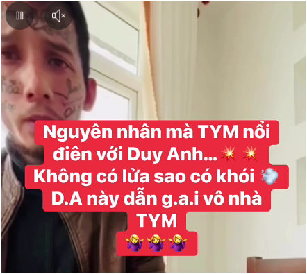 Xuất hiện cờ nhíp rần rần Tym nói giọng giang hồ: Chưởi mắng bạn trai Duy Anh như cơm bữa, ai nghe cũng rén ngang
