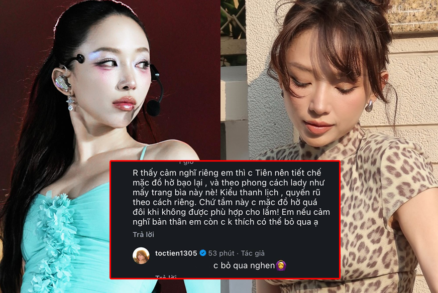 S:ốc: Tóc Tiên đáp trả góp ý theo cách không ai ngờ – Càng nghe càng lộ rõ cá tính “không phải dạng vừa”!